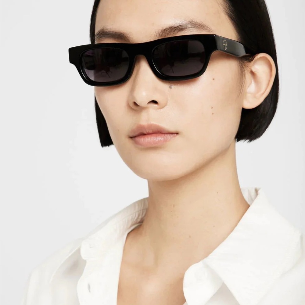 Anine Bing Otis Black Sunglasses